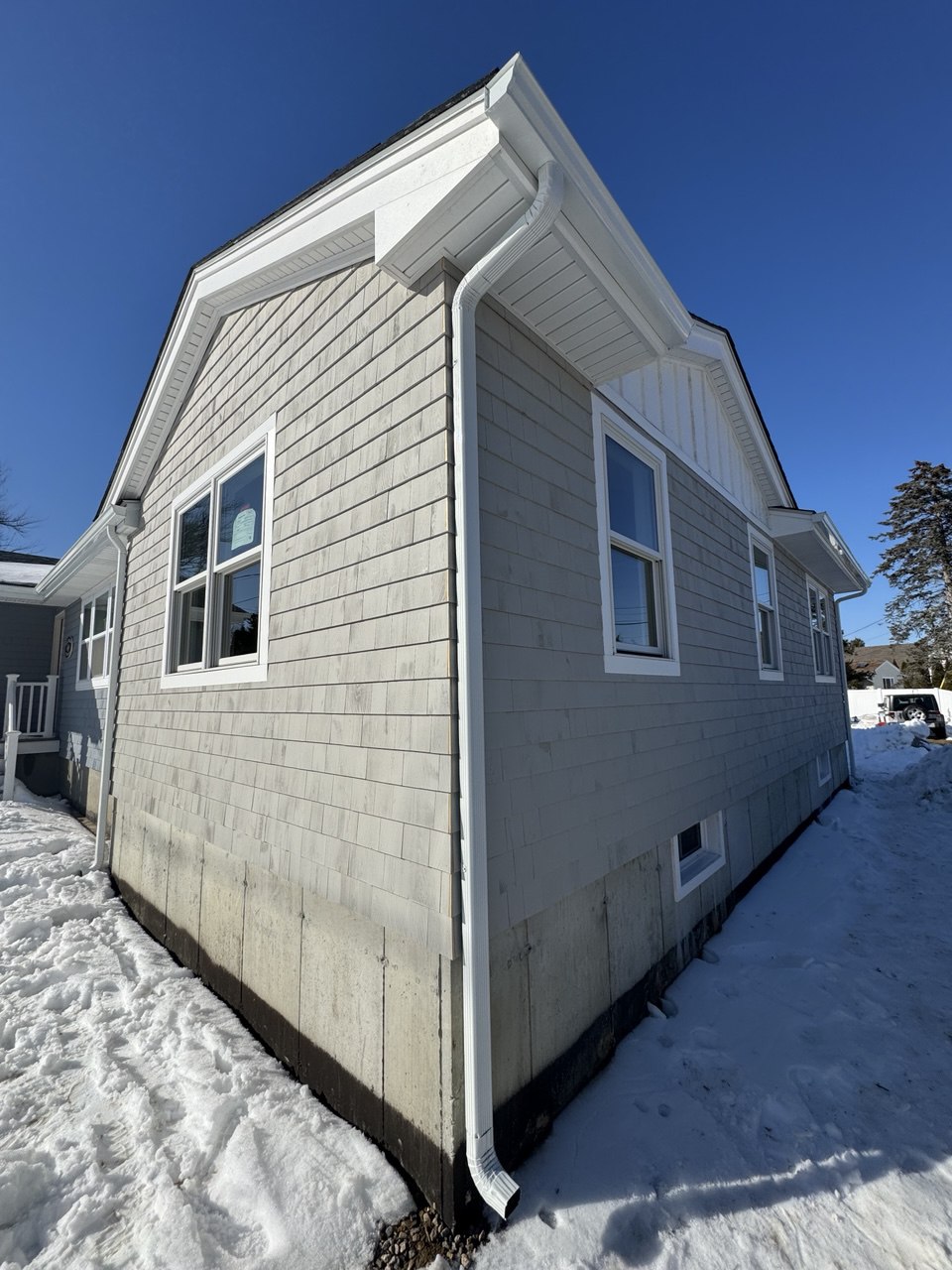 Siding installation project in Cranston, RI
