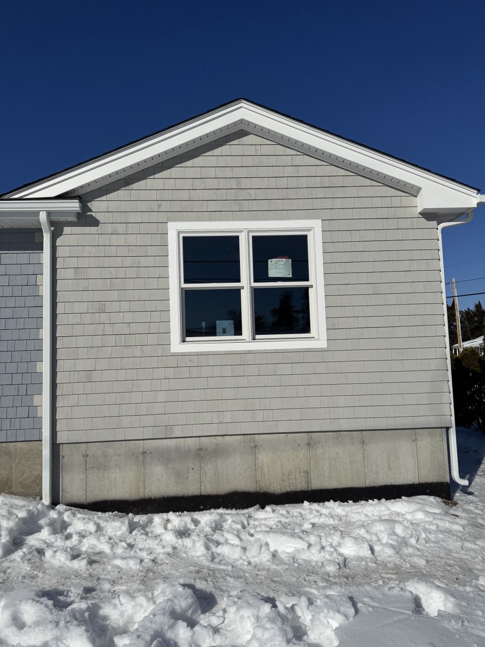 Siding project in Coventry, RI