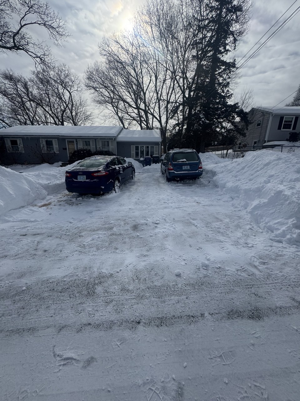 Snow removal in Cranston, RI