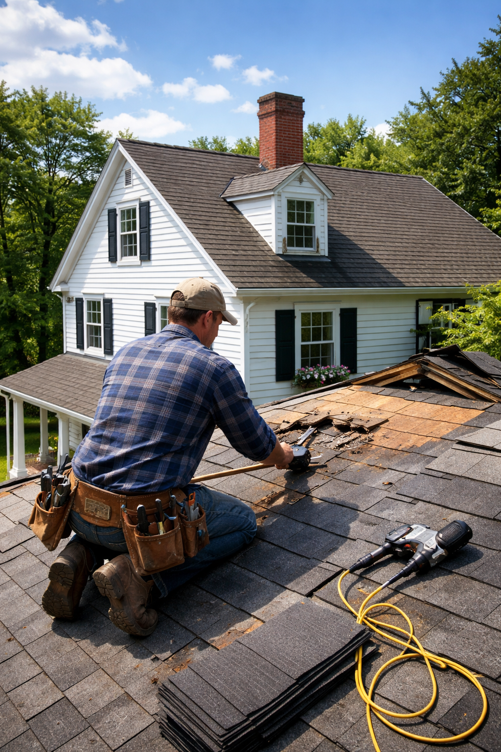Roof replacement project in Providence, RI